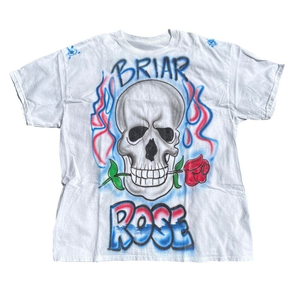 Men's Vintage Streetwear Airbrush Tee